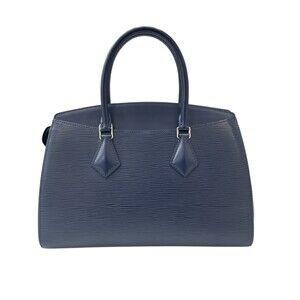 Louis Vuitton Epi Bag Indigo Blue Shoulder Soufflot